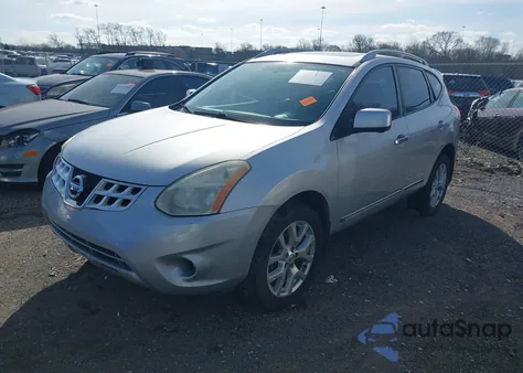 2012 Nissan Rogue Sv W/Sl Pkg из США, поврежденный, VIN JN8AS5MT5CW256818